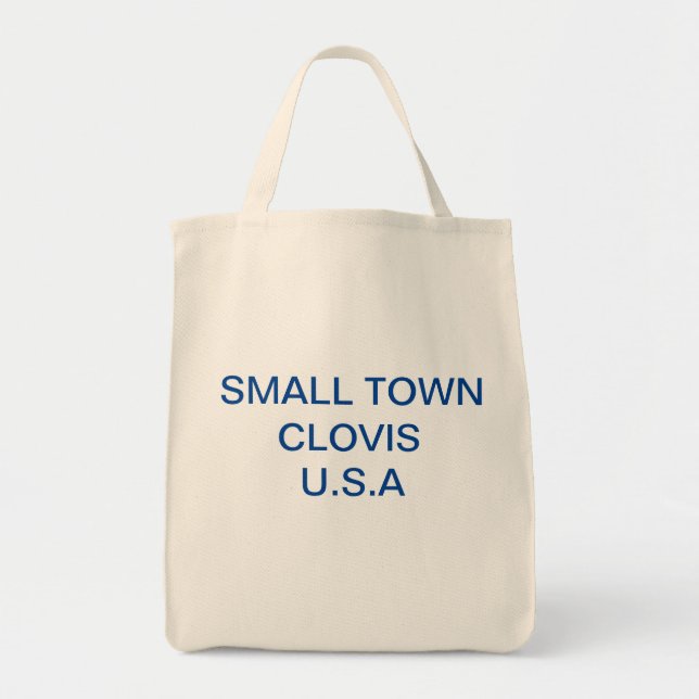 Bolsa Tote Pequeno Orgulho de Cidade | Clovis (Frente)