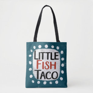 Bolsa Tote Pequeno Saco de Taco de Peixe