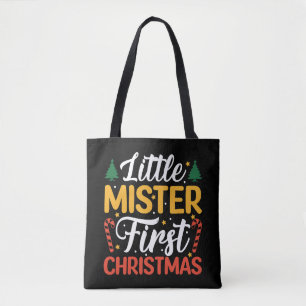 Bolsa Tote Pequeno Senhor Primeiro Natal - Feliz Natal