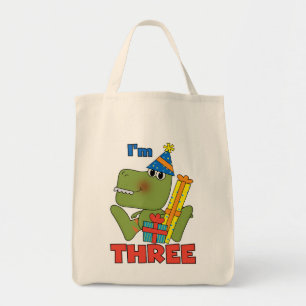 Bolsa Tote Pequenos Camisetas e presentes de aniversário de 3