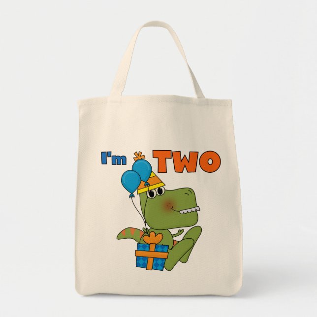 Bolsa Tote Pequenos Camisetas e presentes do segundo aniversá (Frente)