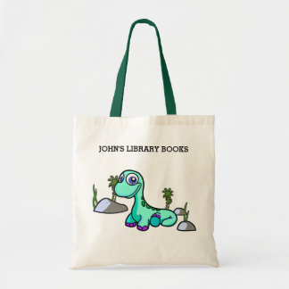 Bolsa Tote Pequenos Livros da Biblioteca Dinossauros Budge To