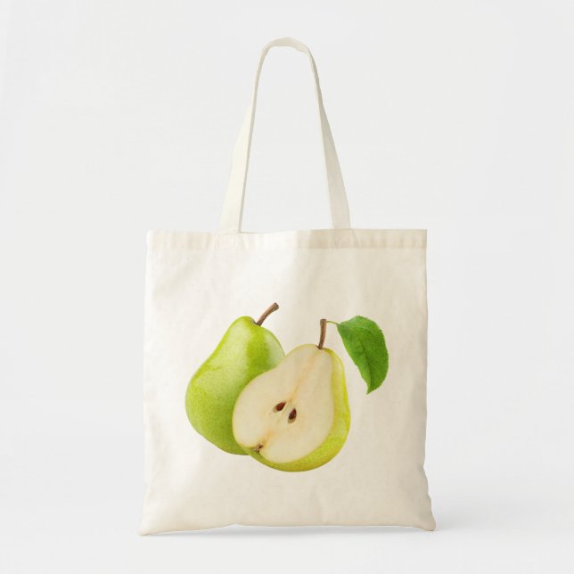 Bolsa Tote Peras verdes (Frente)