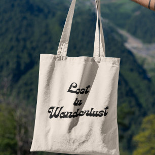 Bolsa Tote Perdido na aventura Viajante de Viagens por desejo