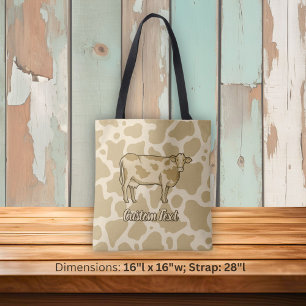 Bolsa Tote Perfil de Vaca