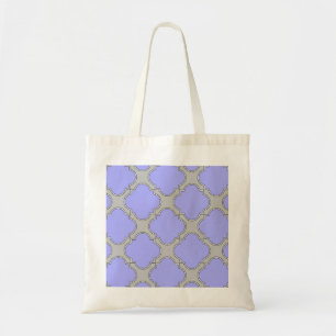 Bolsa Tote Perfurador quatrefoil e cinza