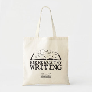 Bolsa Tote Pergunte-me sobre minha escrita (o saco)