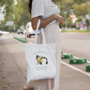Bolsa Tote Pergunte-me Sobre o Meu Podcast Monogram Podcast