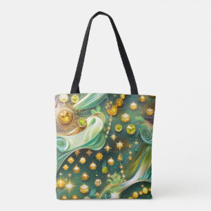 Bolsa Tote Peridoto Radiante Citrino Brilho Lunar