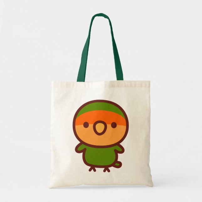 Bolsa Tote Periquito-de-rosa (Frente)