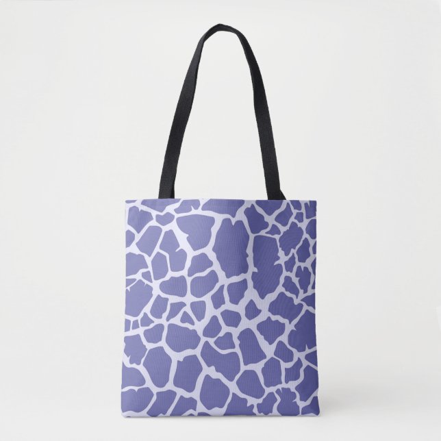 Bolsa Tote Periwinkle Giraffe Impressão (Frente)