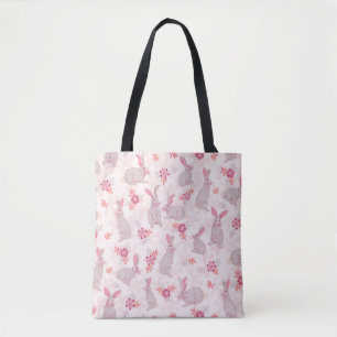 Bolsa Tote Pernalas em Saco de Tota de Campo Flor