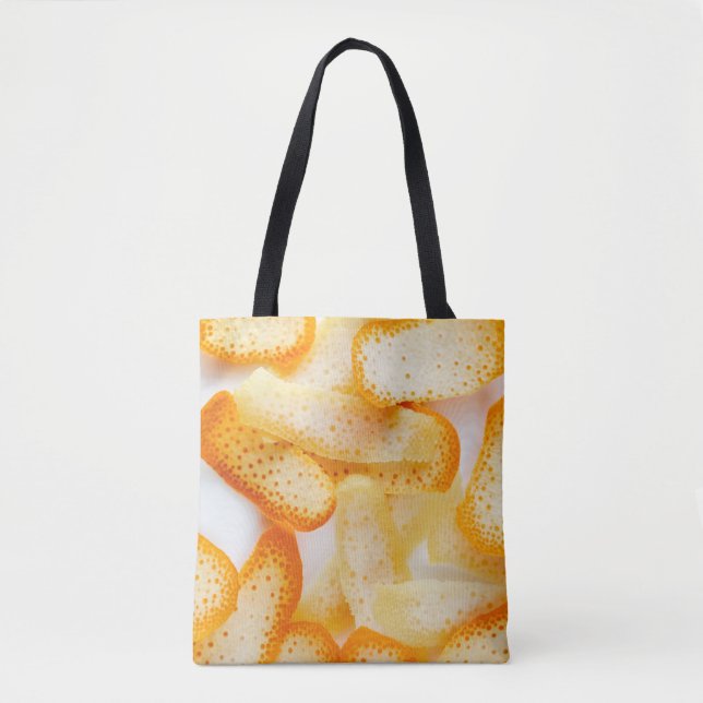 Bolsa Tote Pérolas de laranja (Frente)