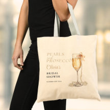 Pérolas E Prosecco Chá De Noiva Elegante