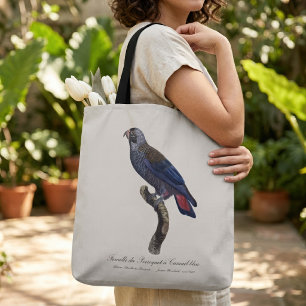 Bolsa Tote Perroquet a Camail bleu / Papagaio-escuro
