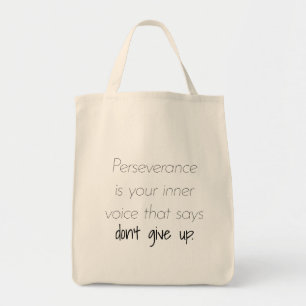 Bolsa Tote Perseverança - Saco de Tote da Grocery
