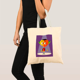 Bolsa Tote Personagem de Cabeça Laranja