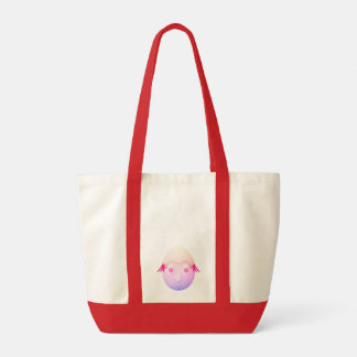 Bolsa Tote Personagem de Ovo Excêntrico RG & RA Design Fofo