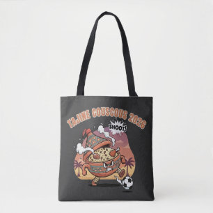 Bolsa Tote Personagem Engraçado de Futebol Tajine & Couscous 