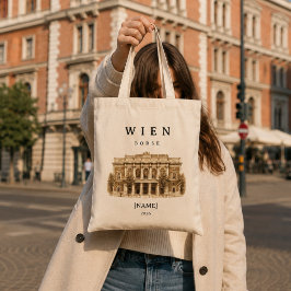 Bolsa Tote Personalisierte Wien Börse | Name & Jahr