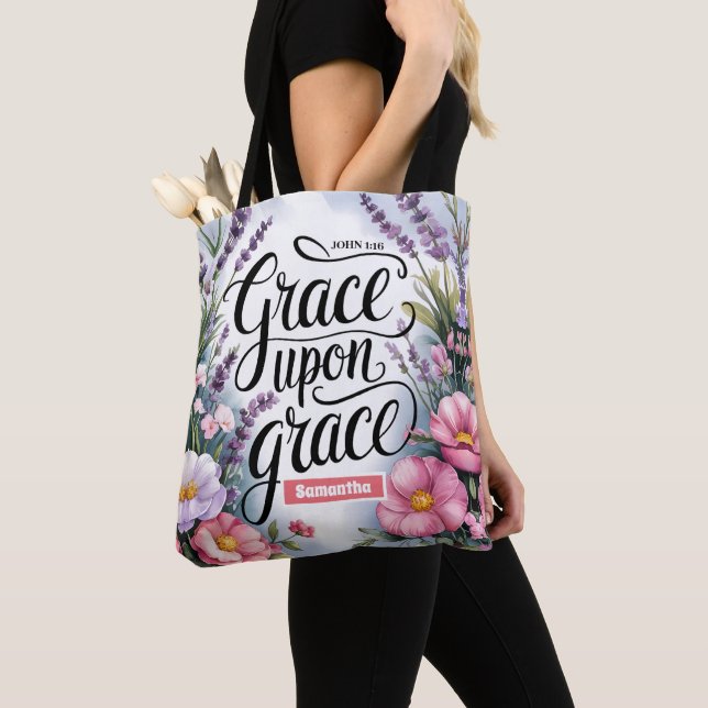 Bolsa Tote Personalização da Graça pela Grace Christian Women (Close Up)