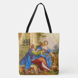 Bolsa Tote Personalização da Secreta Romance Girly Monographi