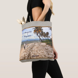 Bolsa Tote Personalização de Destino Tropical de Palm de Prai