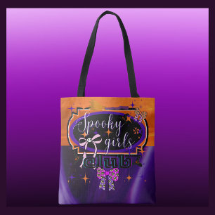 Bolsa Tote Personalização de Dia das Bruxas das Meninas Louca