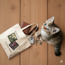 Bolsa Tote Personalizada Amante de Animais de Esti