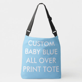Bolsa TOTE personalizada AZUL COM IMPRESSÃO EM TOD