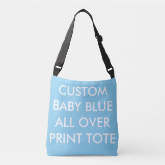 Bolsa TOTE personalizada AZUL COM IMPRESSÃO EM TOD