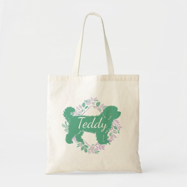 Bolsa Tote Personalizada Bernedoodle Memória Afetu (Frente)