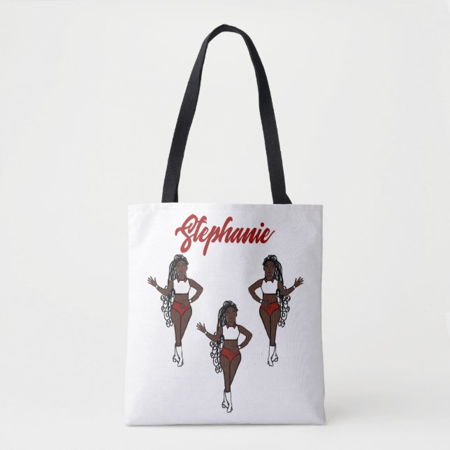 Bolsa Tote Personalizada Braided Dancer (Vermelho) (Frente)