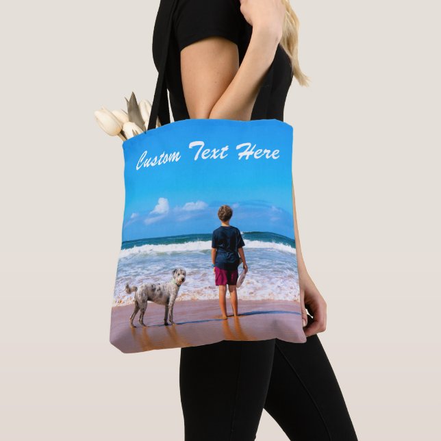 Bolsa Tote Personalizada com Foto do Seu Pet (Close Up)