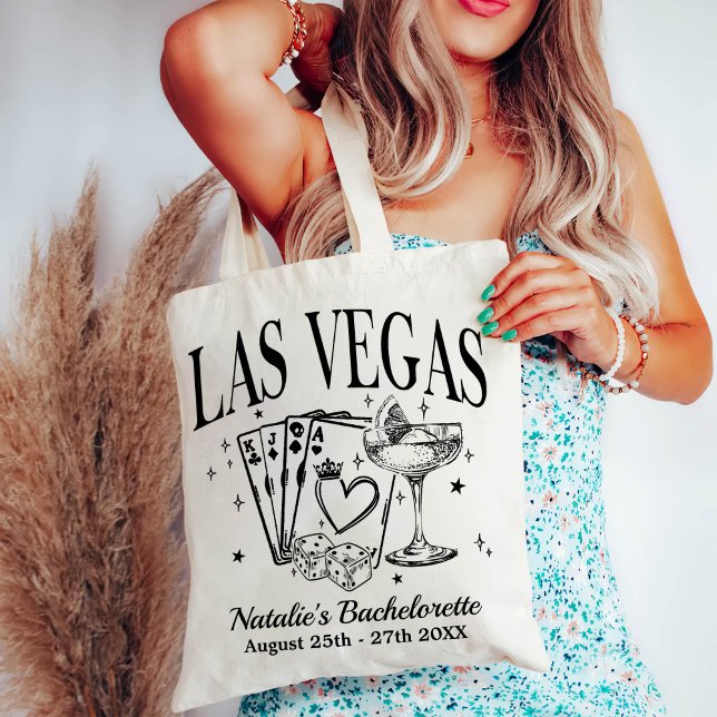 Bolsa Tote Personalizada Festa de solteira Las Vegas (Criador carregado)