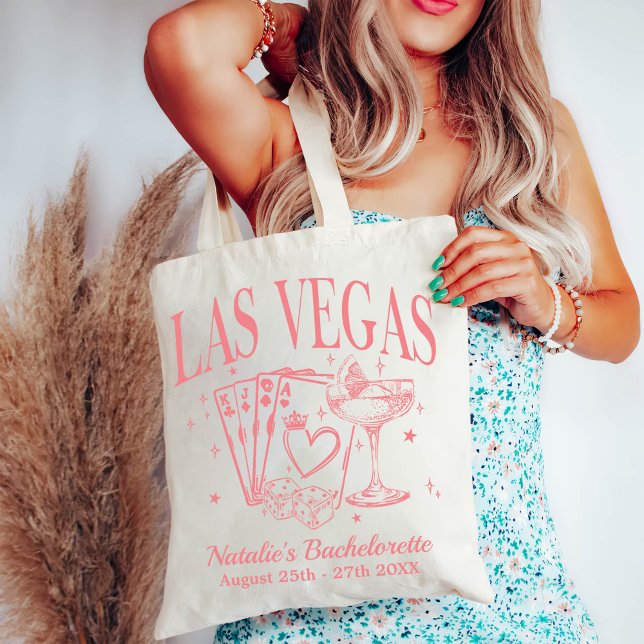 Bolsa Tote Personalizada Festa de solteira Las Vegas (Criador carregado)