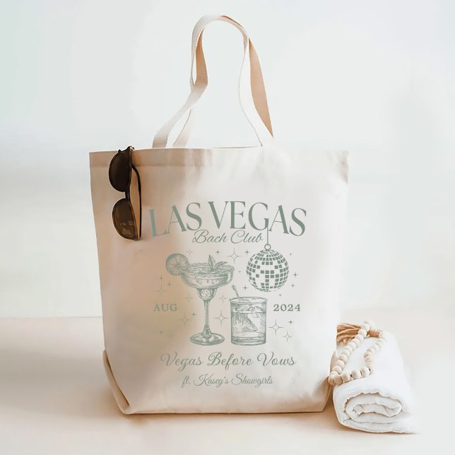 Bolsa Tote Personalizada Festa de solteira Las Vegas (Criador carregado)