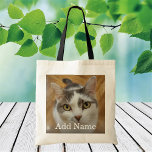 Bolsa Tote Personalizada Foto e Nome<br><div class="desc">Carregue uma foto, adicione um nome ou texto e crie facilmente o seu saco de fotos personalizado. Clique em PERSONALIZAR AINDA para alterar a cor do texto. Você pode TRANSFERIR este DESIGN em outros produtos do Zazzle e ajustá-lo ao ajustado da maioria dos itens do Zazzle. Os designs Standard Studio...</div>