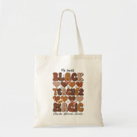 Bolsa Tote Personalizada Magia de Professora Negra