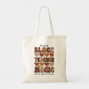 Bolsa Tote Personalizada Magia de Professora Negra