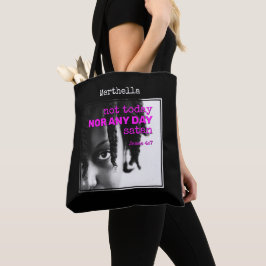 Bolsa Tote Personalizada NÃO HOJE SATÃ