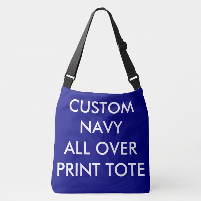 Bolsa TOTE Personalizada NAVY COM IMPRESSÃO EM TOD (Frente)