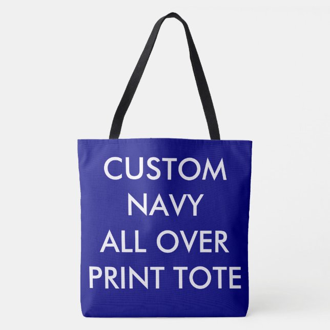 Bolsa TOTE Personalizada NAVY IMPRESSÃO TOTAL (Frente)