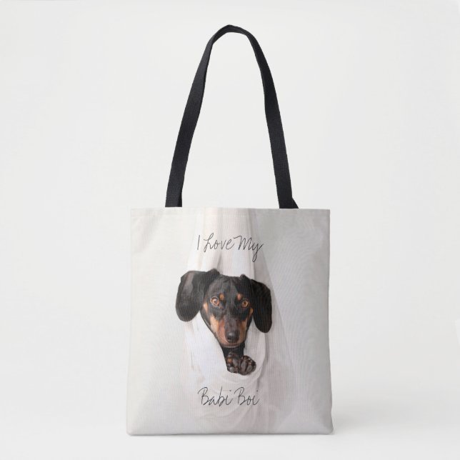 Bolsa Tote Personalizada para Cachorro ou Gato (Frente)