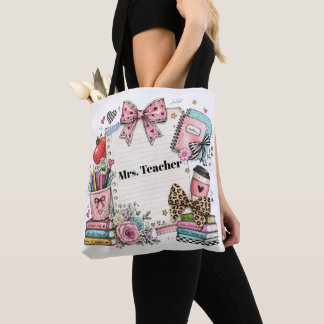 Bolsa Tote Personalizada para Professor, Estilo Fo