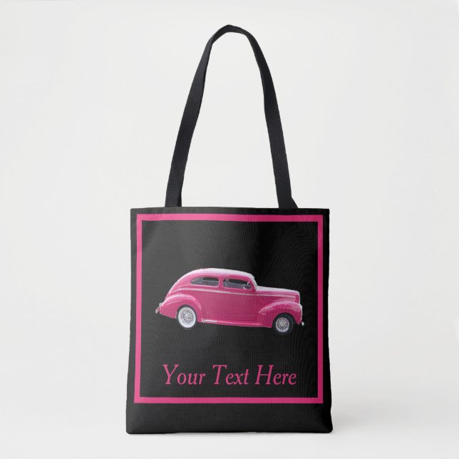 Bolsa Tote Personalizado 1940 Famous American Make Sedan (Frente)