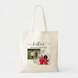 Bolsa Tote Personalizado Agora, Depois 2 BESTIES De Foto