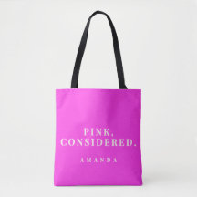 Personalizado Divertido Neon Rosa Quente Minimalis