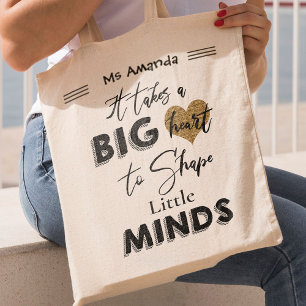 Bolsa Tote Personalizado   É Preciso um Grande Coração   Agra