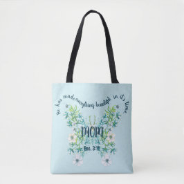 Bolsa Tote Personalizado Ele Fez Tudo Bela